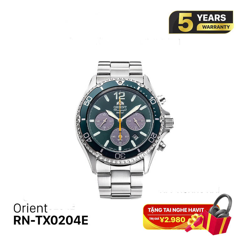 Orient Mako RN-TX0204E နေရောင်ခြည်စွမ်းအင်သုံး နာရီ