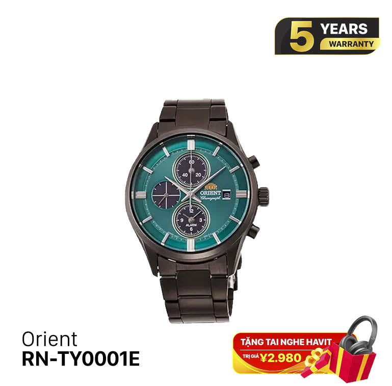 Orient Chronograph RN-TY0001E နေရောင်ခြည်စွမ်းအင်သုံး နာရီ