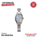 Đồng hồ năng lượng mặt trời nữ Orient iO Natural & Plain RN-WG0010A