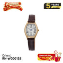 Orient iO Natural & Plain RN-WG0013S အမျိုးသမီးသုံး နေရောင်ခြည်စွမ်းအင်သုံး နာရီ