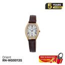 Orient iO Natural & Plain RN-WG0013S အမျိုးသမီးသုံး နေရောင်ခြည်စွမ်းအင်သုံး နာရီ