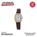 Đồng hồ năng lượng mặt trời nữ Orient iO Natural & Plain RN-WG0013S