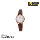 Orient iO Natural & Plain RN-WG0410S အမျိုးသမီးသုံး နေရောင်ခြည်စွမ်းအင်သုံး နာရီ