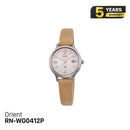 Orient iO Natural & Plain RN-WG0412P အမျိုးသမီးသုံး နေရောင်ခြည်စွမ်းအင်သုံး နာရီ