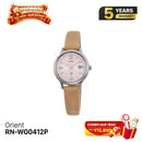 Orient iO Natural & Plain RN-WG0412P အမျိုးသမီးသုံး နေရောင်ခြည်စွမ်းအင်သုံး နာရီ