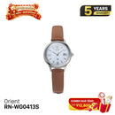 Orient iO Natural & Plain RN-WG0413S အမျိုးသမီးသုံး နေရောင်ခြည်စွမ်းအင်သုံး နာရီ