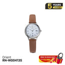 Orient iO Natural & Plain RN-WG0413S အမျိုးသမီးသုံး နေရောင်ခြည်စွမ်းအင်သုံး နာရီ
