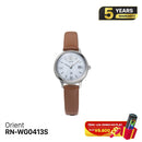 Orient iO Natural & Plain RN-WG0413S အမျိုးသမီးသုံး နေရောင်ခြည်စွမ်းအင်သုံး နာရီ