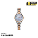 Orient iO Natural & Plain RN-WG0415A အမျိုးသမီး နေရောင်ခြည်စွမ်းအင်သုံး နာရီ - မှာယူမှုများ လက်ခံပါသည်