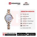 Orient iO Natural & Plain RN-WG0415A အမျိုးသမီး နေရောင်ခြည်စွမ်းအင်သုံး နာရီ - မှာယူမှုများ လက်ခံပါသည်