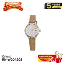 Orient iO Natural & Plain RN-WG0420S အမျိုးသမီးသုံး နေရောင်ခြည်စွမ်းအင်သုံး နာရီ