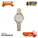 Orient iO Natural & Plain RN-WG0421S အမျိုးသမီးသုံး နေရောင်ခြည်စွမ်းအင်သုံး နာရီ