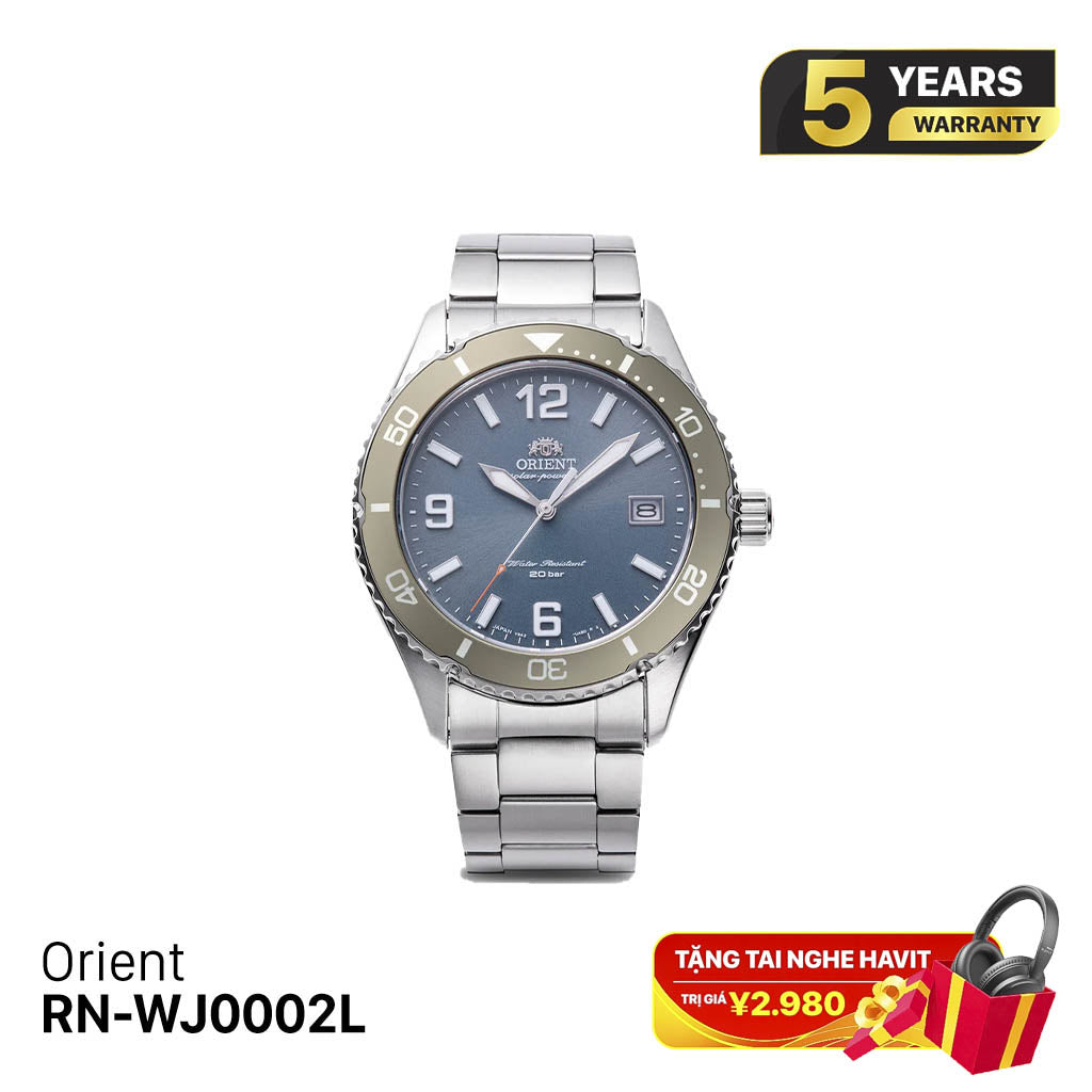 Orient Mako 40 RN-WJ0002L နေရောင်ခြည်စွမ်းအင်သုံး နာရီ