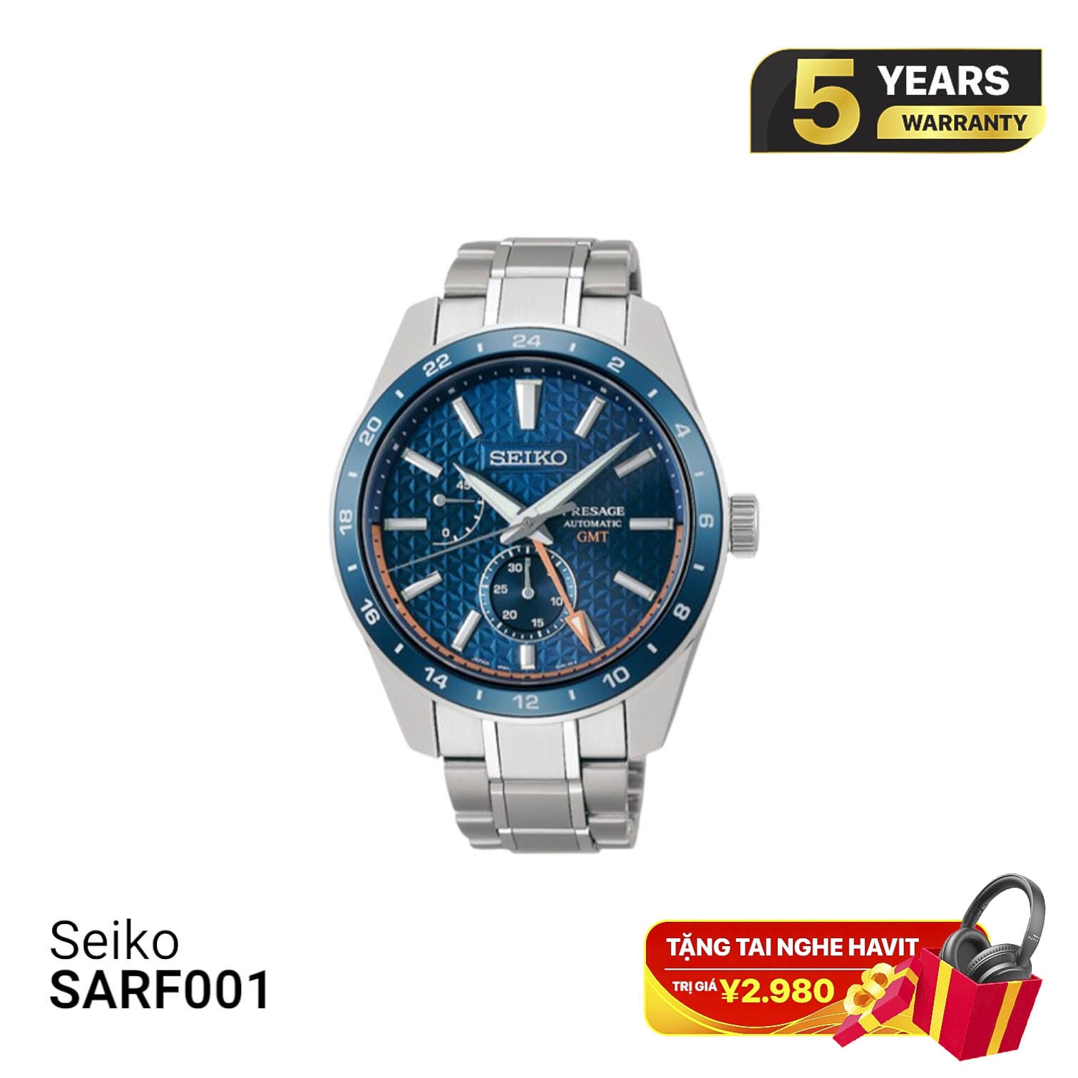 Seiko Presage Sharp Edged Series SARF001 စက်ပိုင်းဆိုင်ရာနာရီ - မှာယူမှုများလက်ခံပါသည်