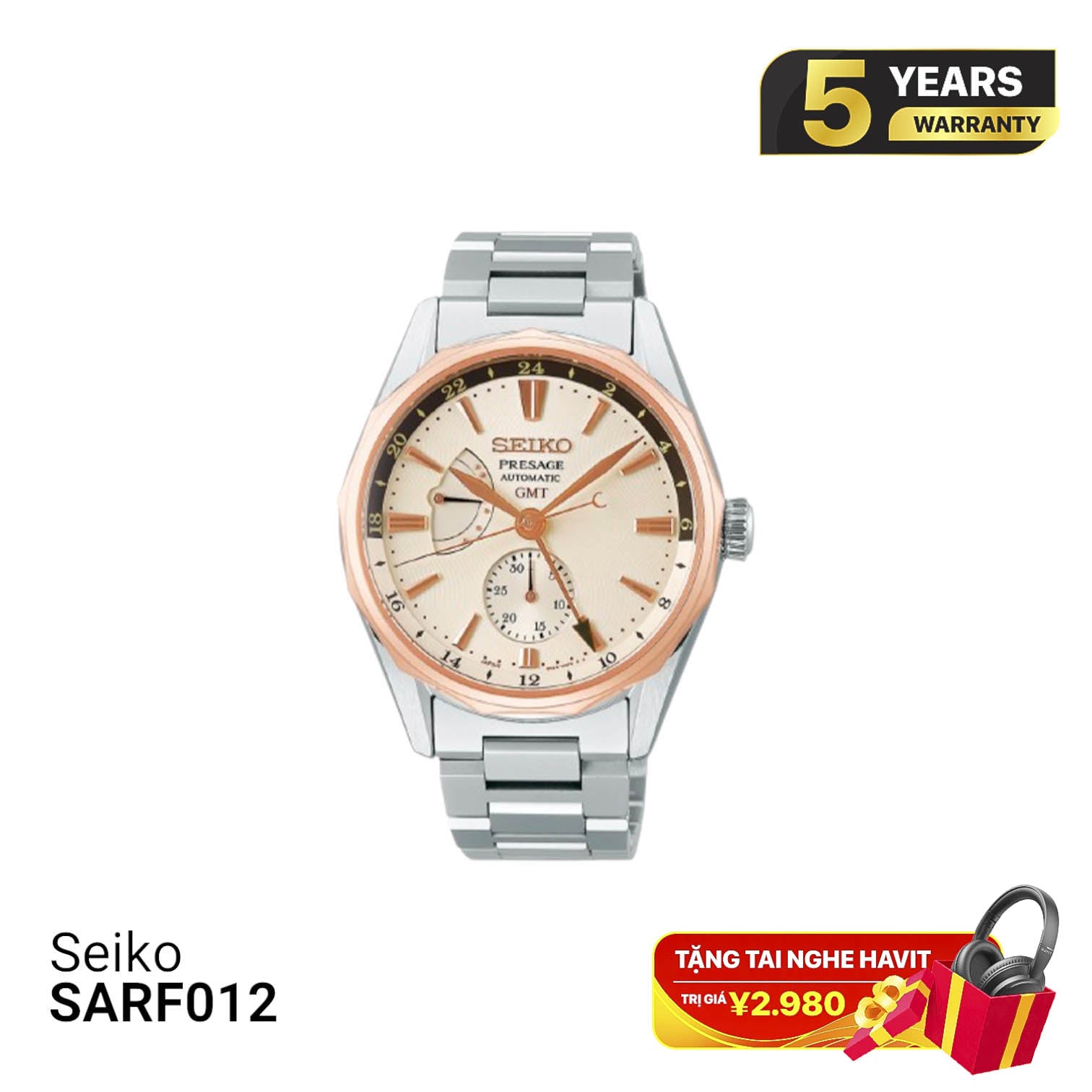 Seiko Presage Ocean Traveler Series SARF012 စက်ပိုင်းဆိုင်ရာနာရီ - မှာယူမှုများလက်ခံပါသည်