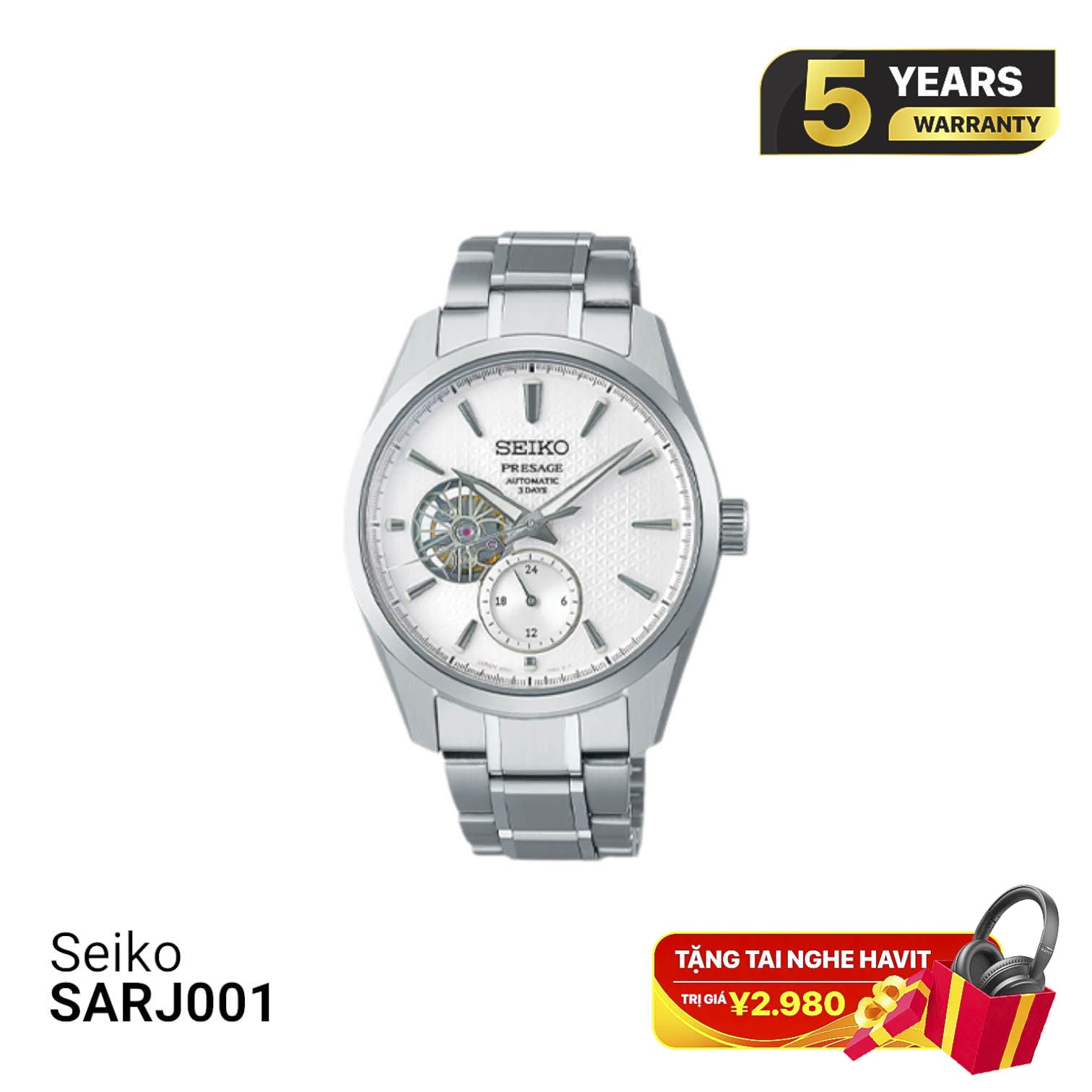 Seiko Presage Sharp Edged Series SARJ001 စက်ပိုင်းဆိုင်ရာနာရီ - မှာယူမှုများလက်ခံပါသည်