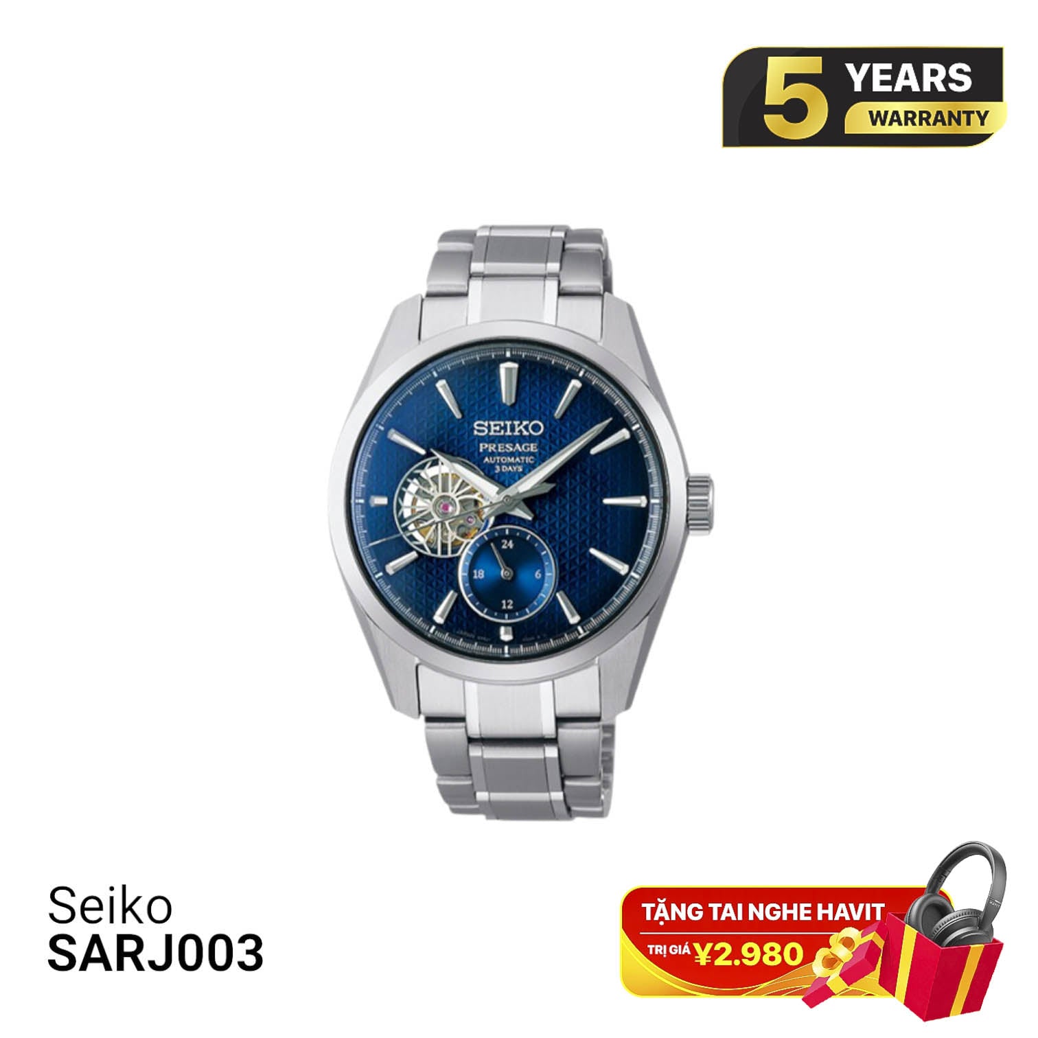 Seiko Presage Sharp Edged Series SARJ003 စက်ပိုင်းဆိုင်ရာနာရီ - မှာယူမှုများလက်ခံပါသည်