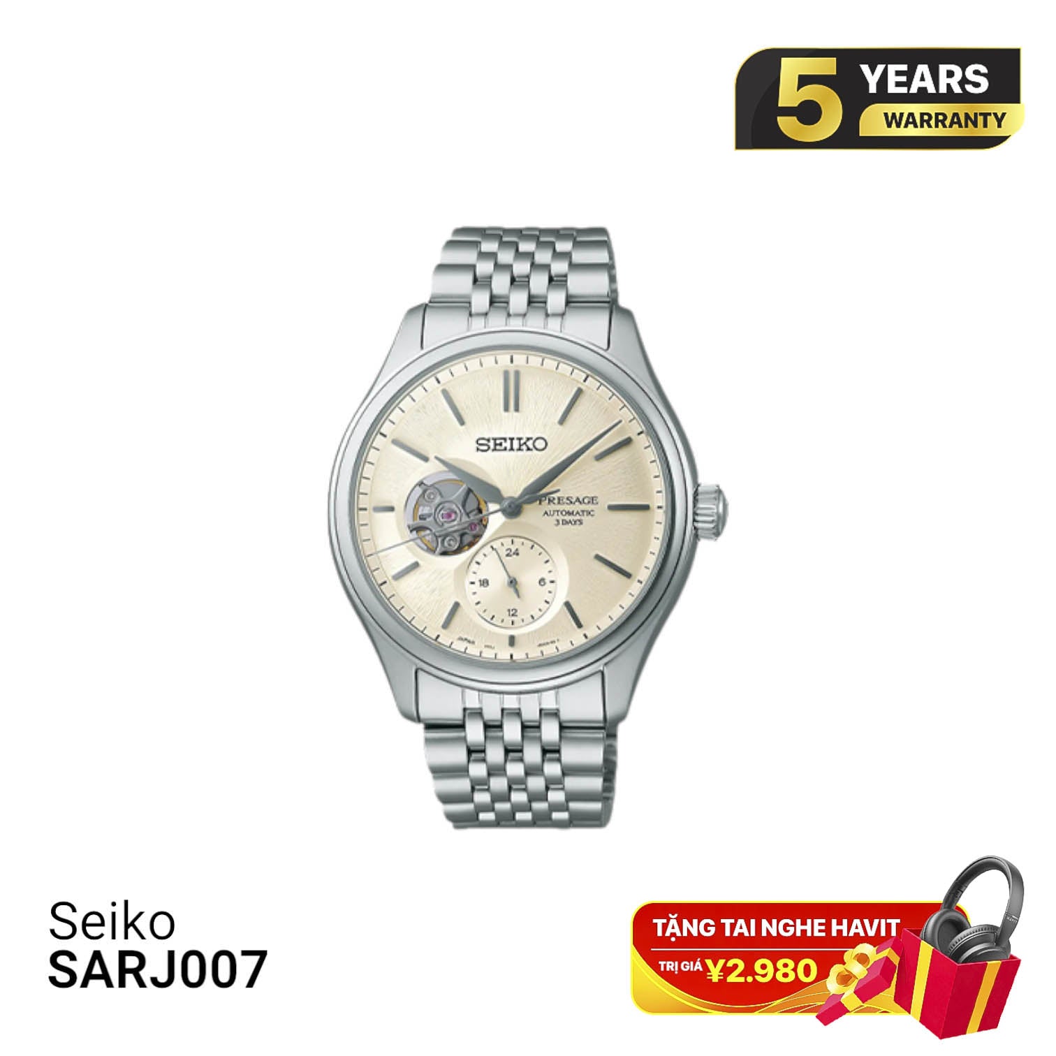 Seiko Presage Classic Series SARJ007 စက်ပိုင်းဆိုင်ရာနာရီ - မှာယူမှုများလက်ခံပါသည်
