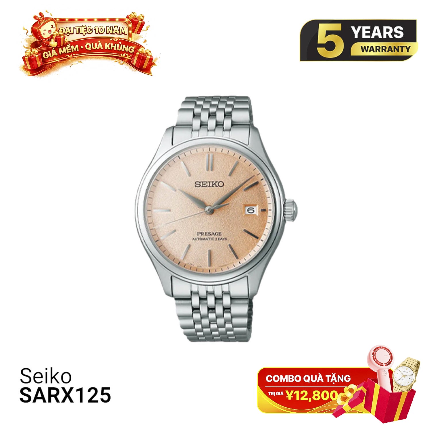 Seiko Presage Classic Series SARX125 စက်ပိုင်းဆိုင်ရာနာရီ - မှာယူမှုများလက်ခံပါသည်