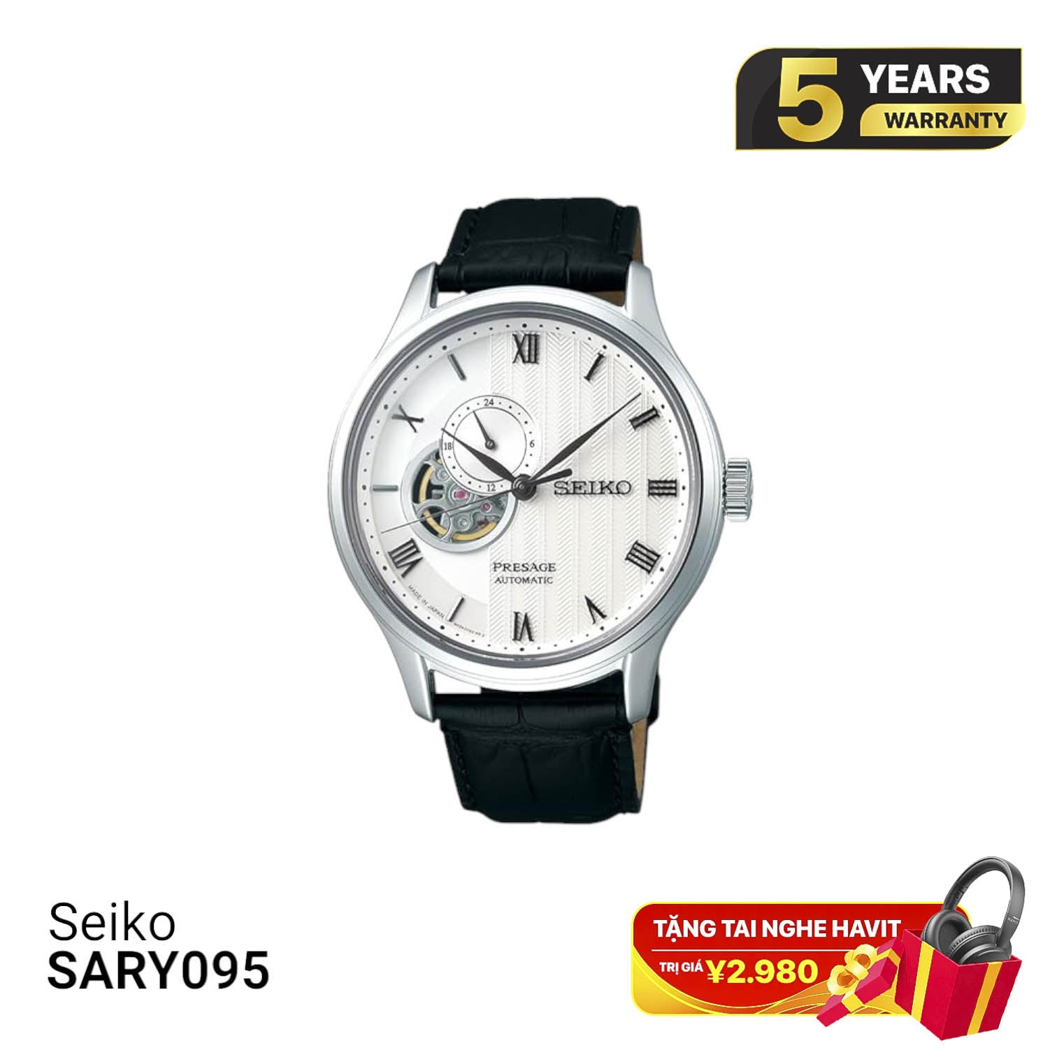 Seiko Presage ဂျပန်ဥယျာဉ် SARY095 စက်ပိုင်းဆိုင်ရာနာရီ