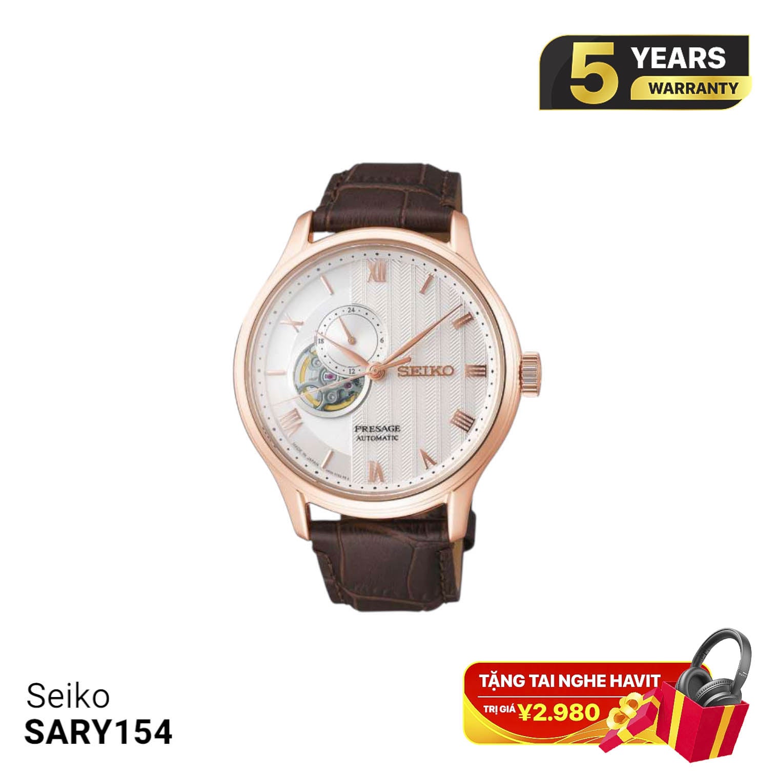 Seiko Presage ဂျပန်ဥယျာဉ် SARY154 စက်ပိုင်းဆိုင်ရာနာရီ
