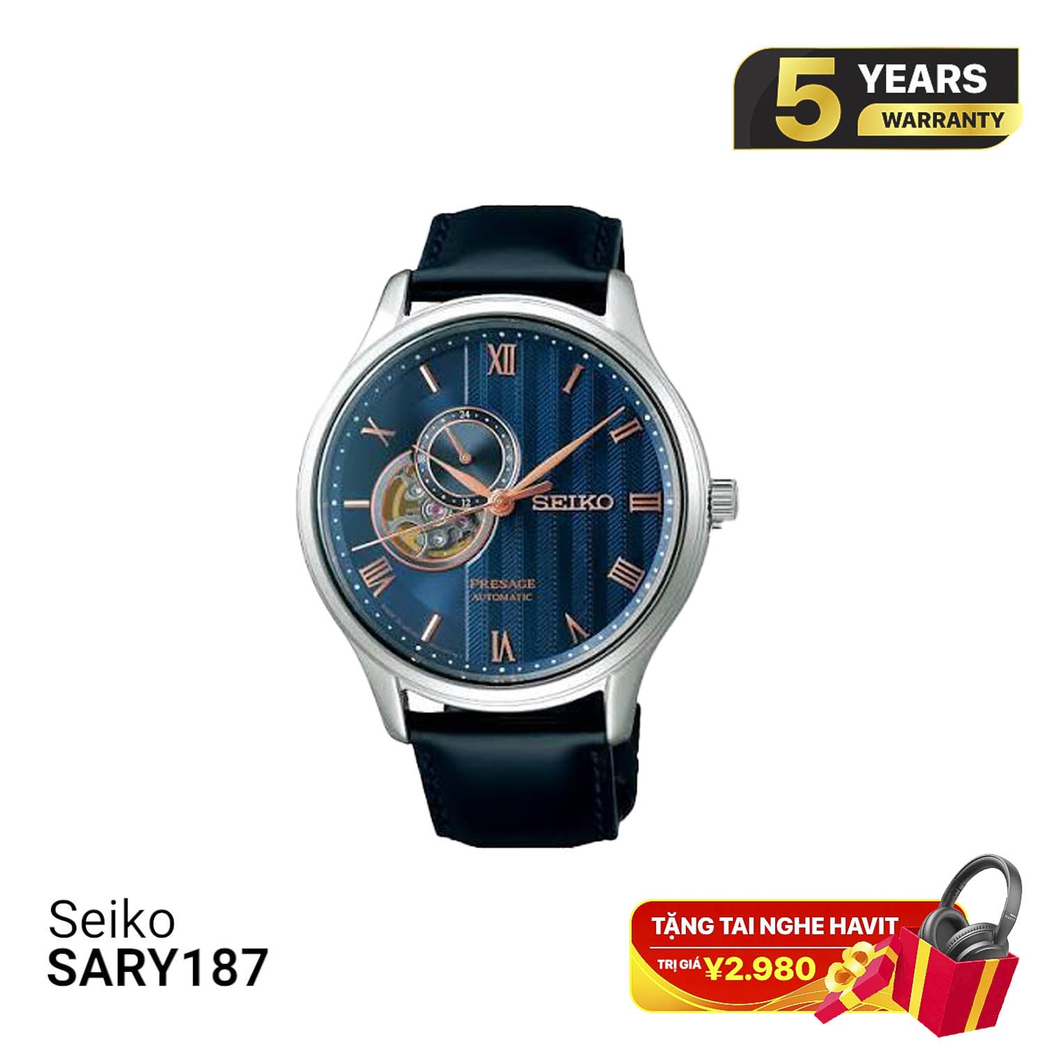 Seiko Presage ဂျပန်ဥယျာဉ် SARY187 စက်ပိုင်းဆိုင်ရာနာရီ