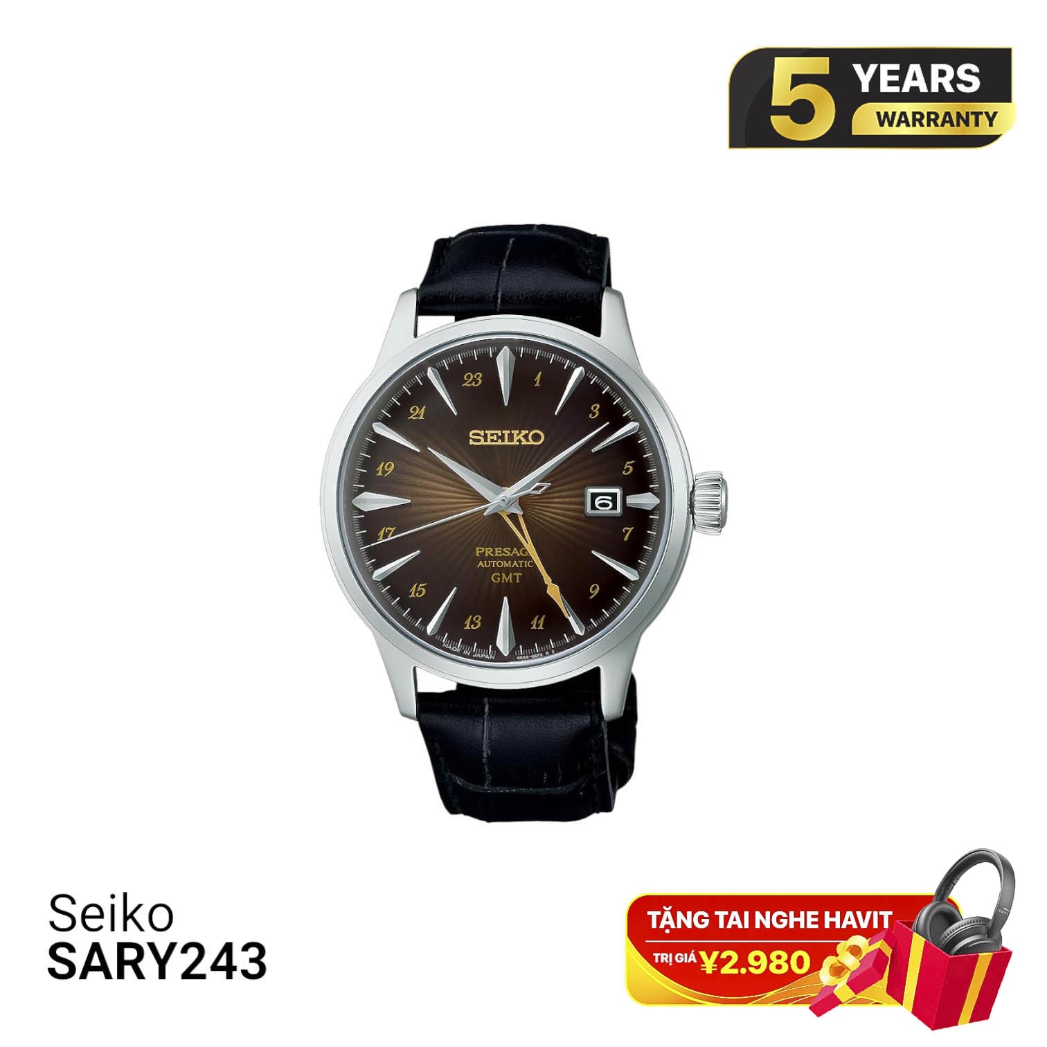 Seiko Presage Cocktail Time SARY243 စက်ပိုင်းဆိုင်ရာနာရီ - မှာယူမှုများလက်ခံပါသည်