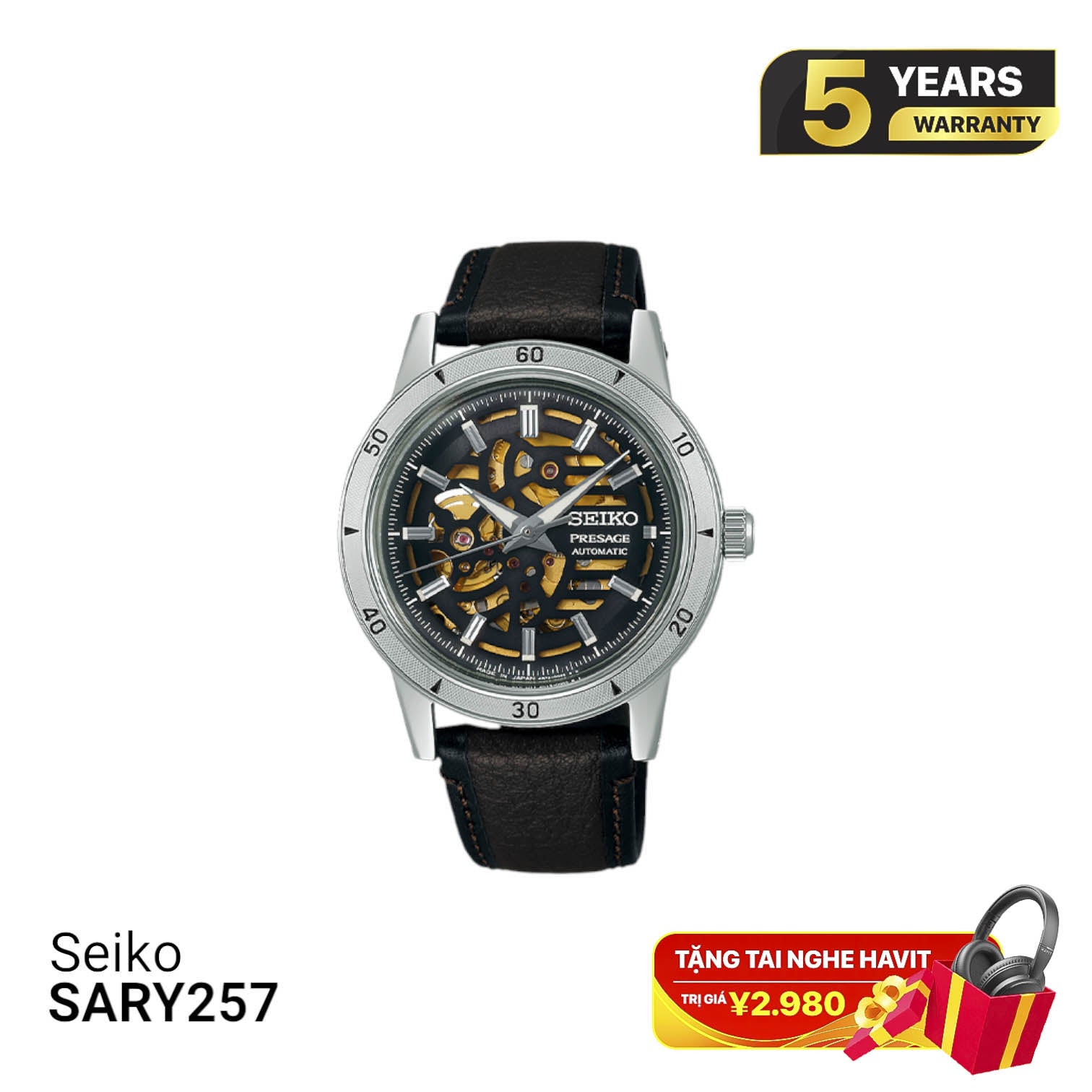 Seiko Pressage Style 60s SARY257 စက်ပိုင်းဆိုင်ရာနာရီ - မှာယူမှုများလက်ခံပါသည်