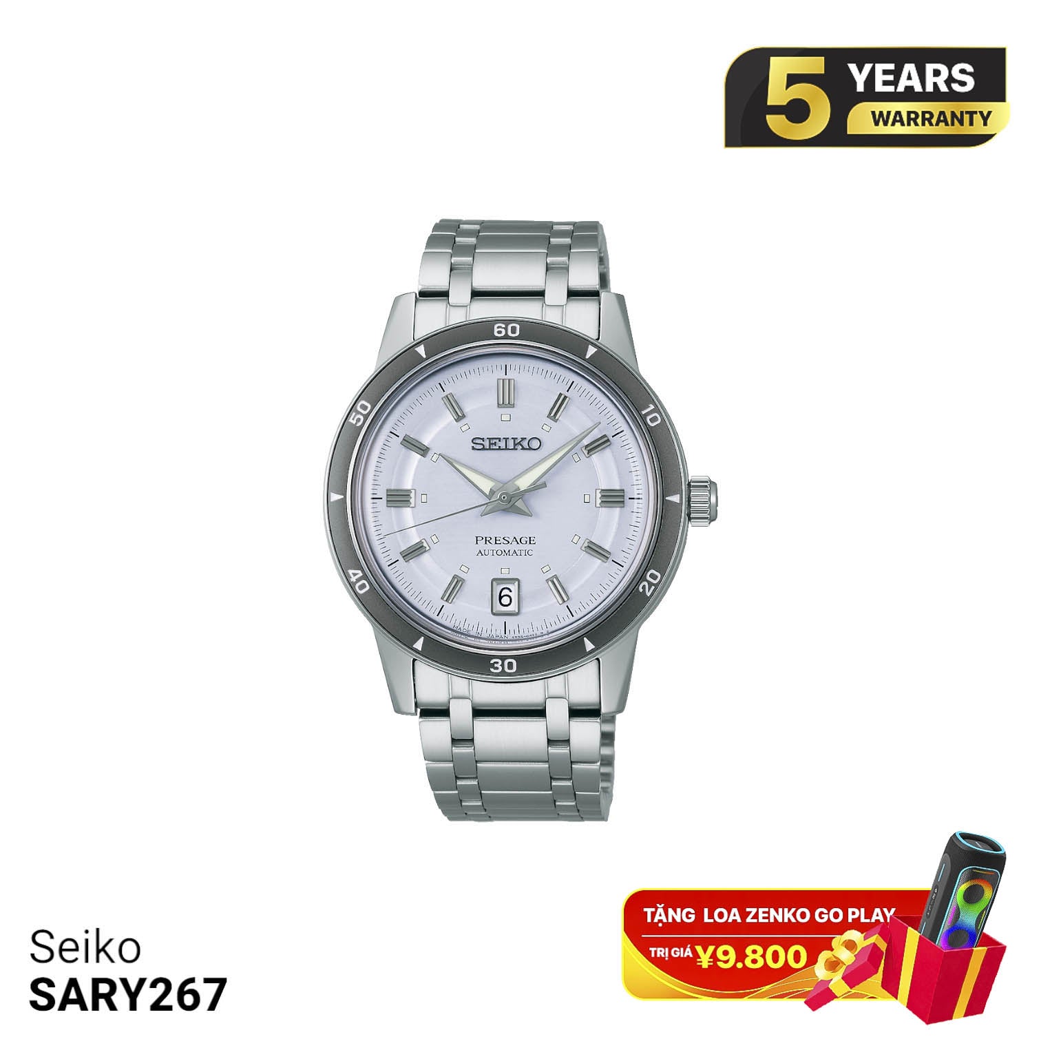 Seiko Pressage Style 60s SARY267 စက်ပိုင်းဆိုင်ရာနာရီ - မှာယူမှုများလက်ခံပါသည်
