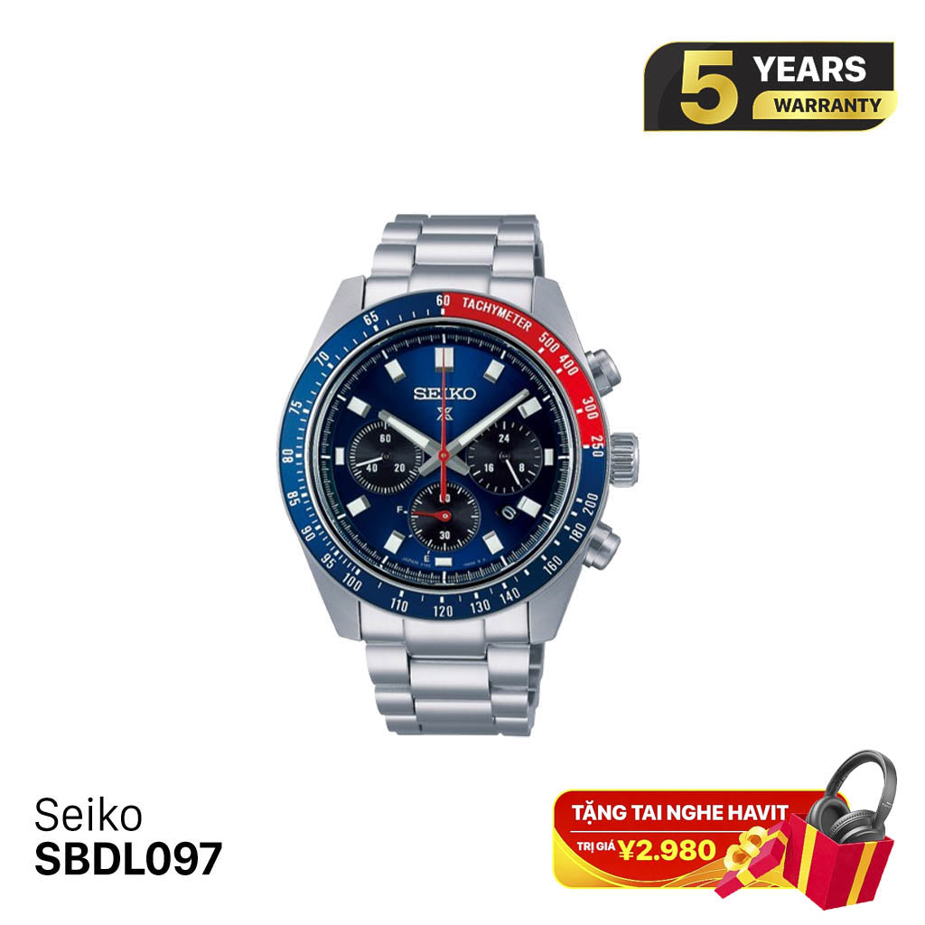 Seiko Prospex Speedtimer SBDL097 နေရောင်ခြည်စွမ်းအင်သုံး နာရီ