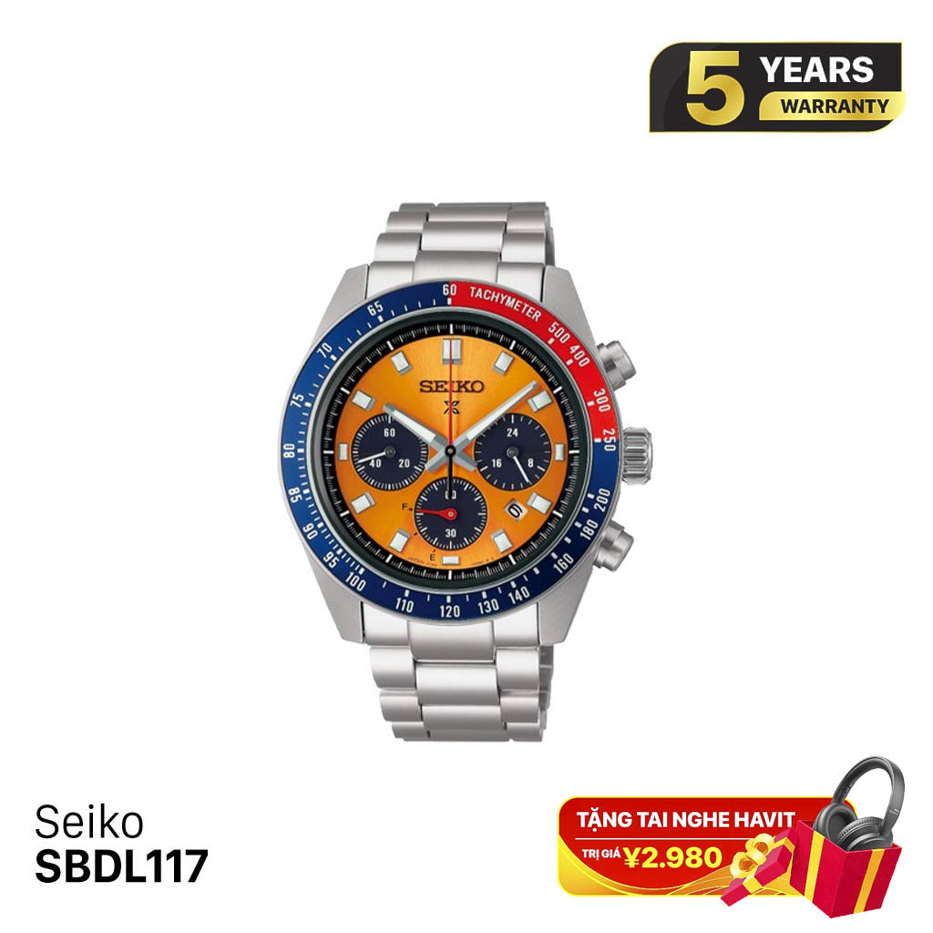 Seiko Prospex Speedtimer SBDL117 နေရောင်ခြည်စွမ်းအင်သုံးနာရီ
