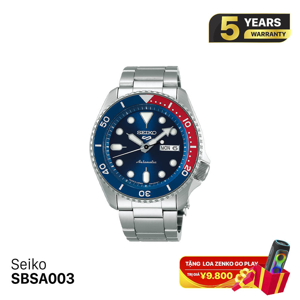 Seiko 5 Sport SKX စီးရီး SBSA003 စက်ပိုင်းဆိုင်ရာနာရီ - မှာယူမှုများလက်ခံပါသည်