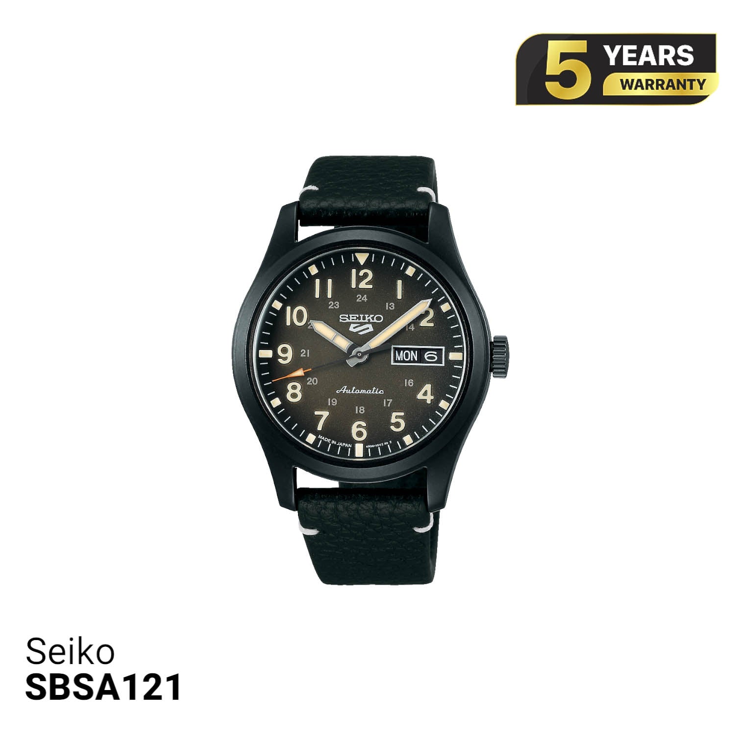 Seiko 5 Field စီးရီး SBSA121 စက်ပိုင်းဆိုင်ရာနာရီ