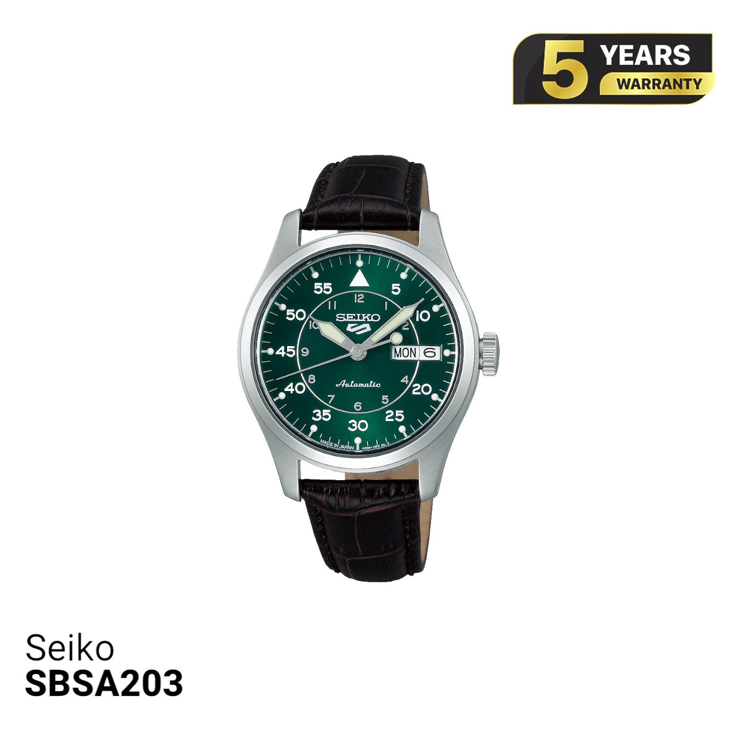 Seiko 5 Field series SBSA203 စက်ပိုင်းဆိုင်ရာနာရီ - မှာယူမှုများလက်ခံနေပါသည်။