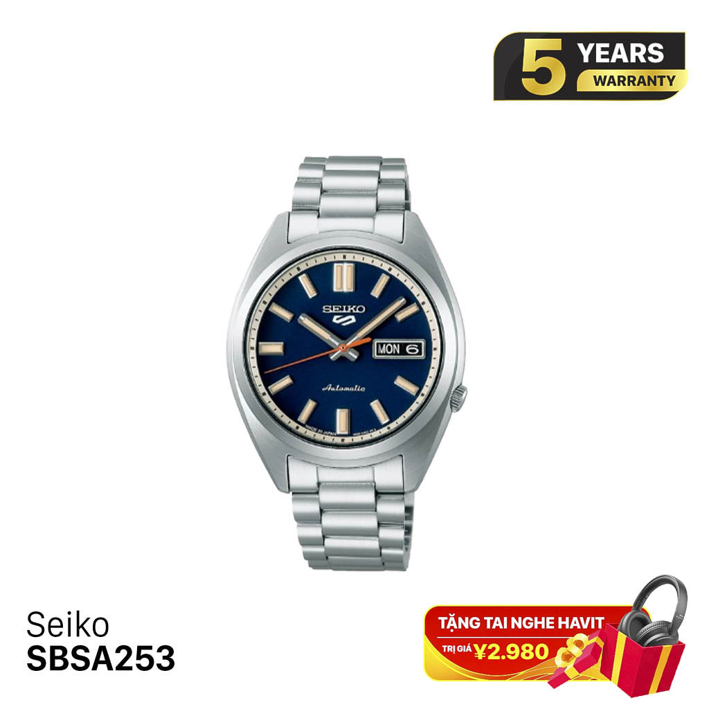 Seiko 5 Sport SNXS စီးရီး SBSA253 စက်ပိုင်းဆိုင်ရာနာရီ