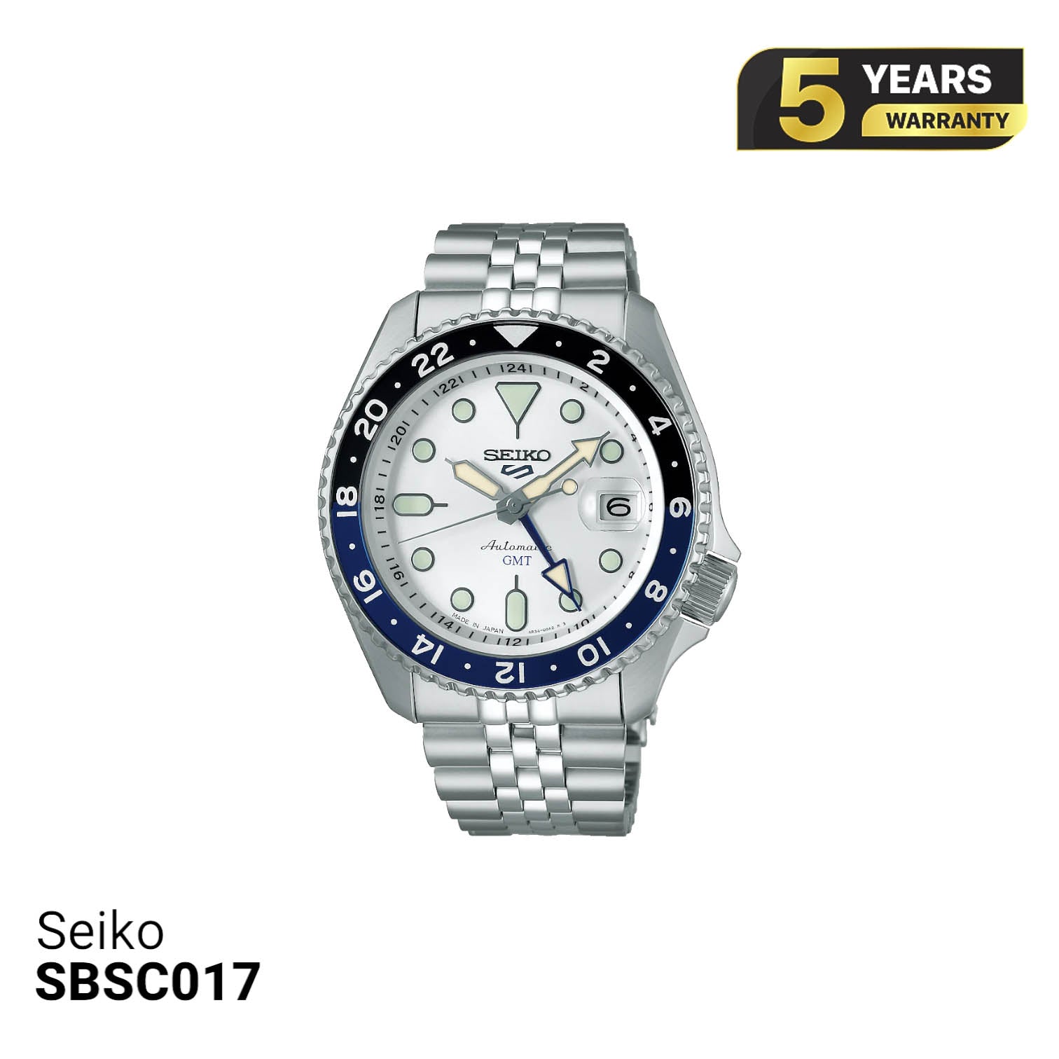 Seiko 5 Sport SKX စီးရီး SBSC017 စက်ပိုင်းဆိုင်ရာနာရီ