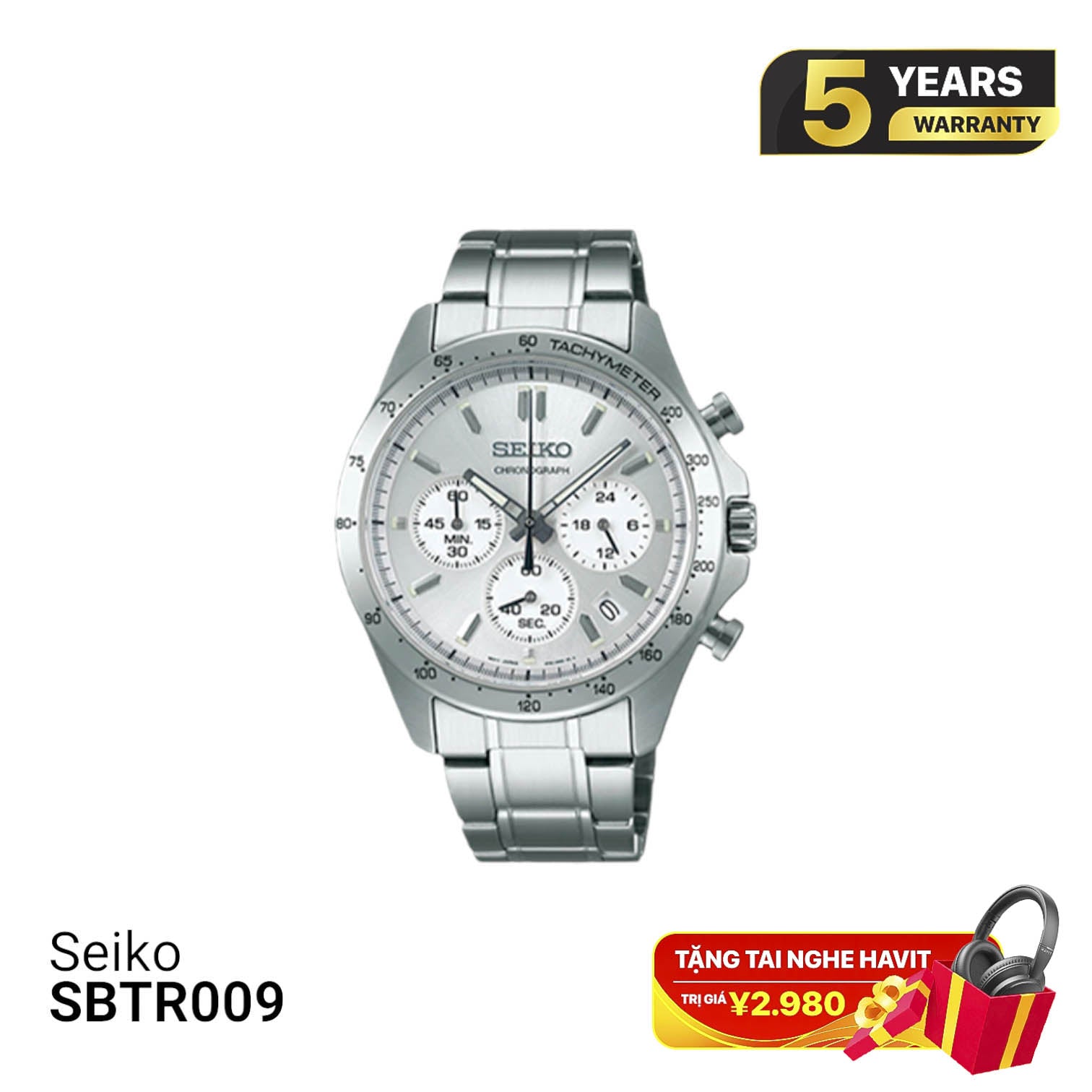 Seiko Chronograph SBTR009 ဘက်ထရီသုံးနာရီ - မှာယူမှုများလက်ခံခြင်း