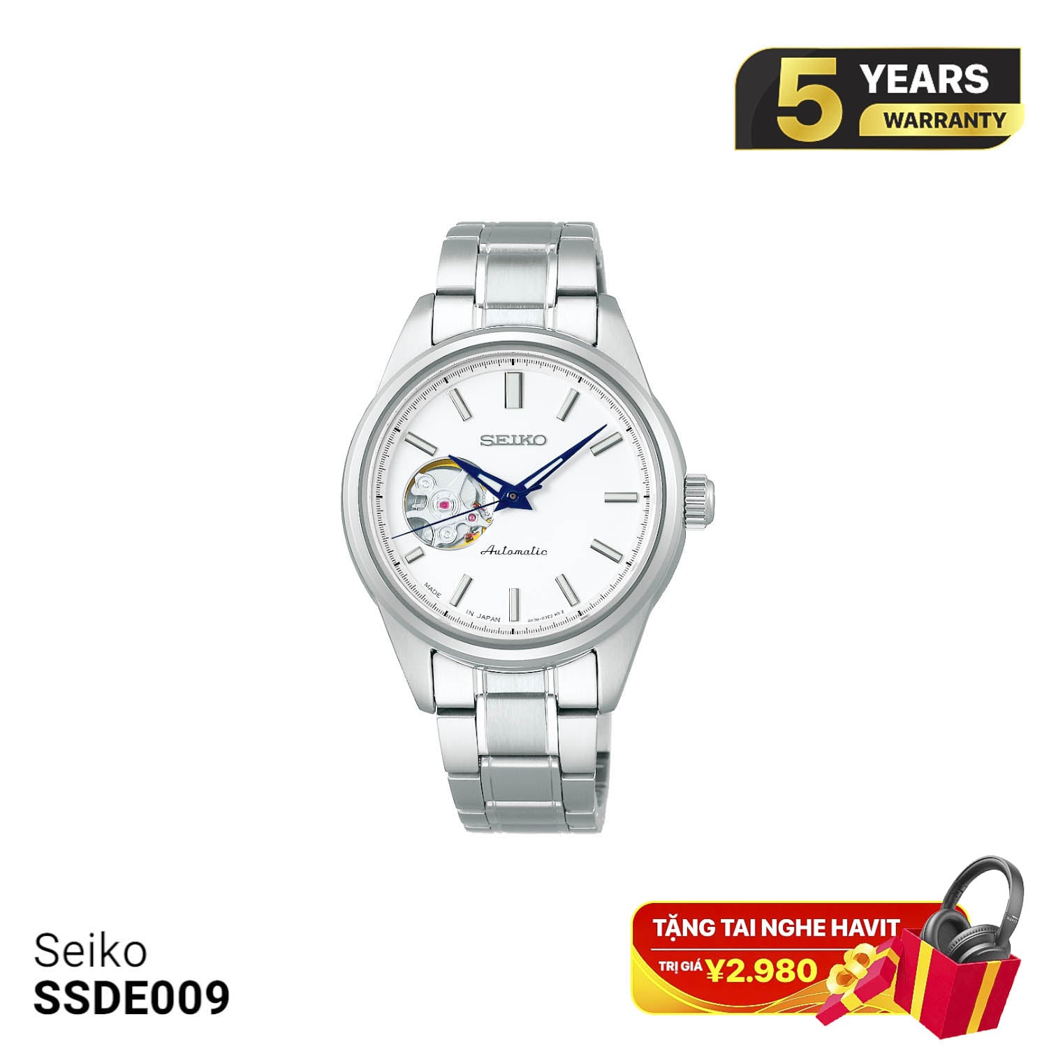 Seiko Essential Collection SSDE009 အမျိုးသမီးစက်ပိုင်းဆိုင်ရာနာရီ - မှာယူမှုများလက်ခံပါသည်