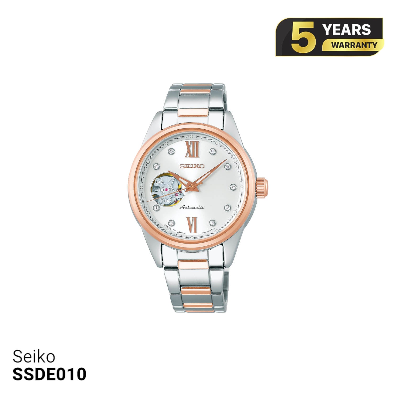 Seiko Essential Collection SSDE010 အမျိုးသမီးစက်ပိုင်းဆိုင်ရာနာရီ - မှာယူမှုများလက်ခံပါသည်