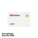 Docomo 20GB Calling Sim I 7 လ (06/2026)