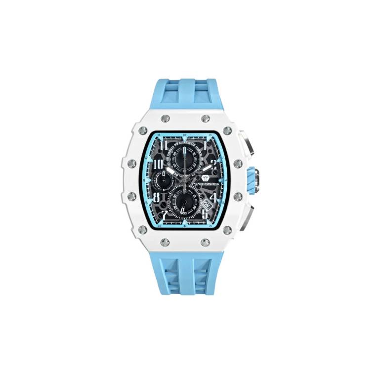 Tsar Bomba Ceramic TB8204B ဘက်ထရီသုံး နာရီ