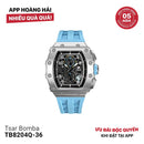 Đồng hồ pin Tsar Bomba Stainless Steel TB8204Q