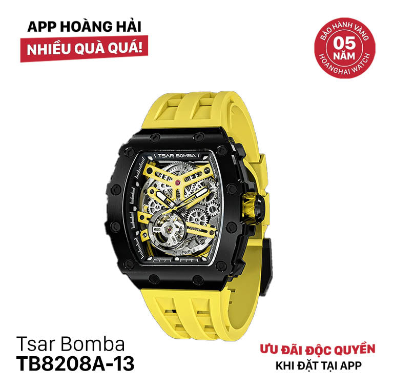 Đồng hồ cơ Tsar Bomba Stainless Steel TB8208A