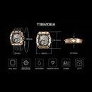 Đồng hồ cơ Tsar Bomba Stainless Steel TB8208A