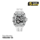 ကျောက်မျက်ရတနာများပါရှိသော Tsar Bomba စက်ပိုင်းဆိုင်ရာနာရီ TB8208D