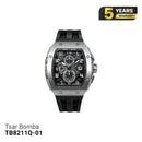 Tsar Bomba စတီးလ် TB8211Q ဘက်ထရီသုံး နာရီ