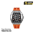 Tsar Bomba စတီးလ် TB8211Q ဘက်ထရီသုံး နာရီ