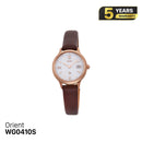 Orient iO Natural & Plain RN-WG0410S အမျိုးသမီးသုံး နေရောင်ခြည်စွမ်းအင်သုံး နာရီ