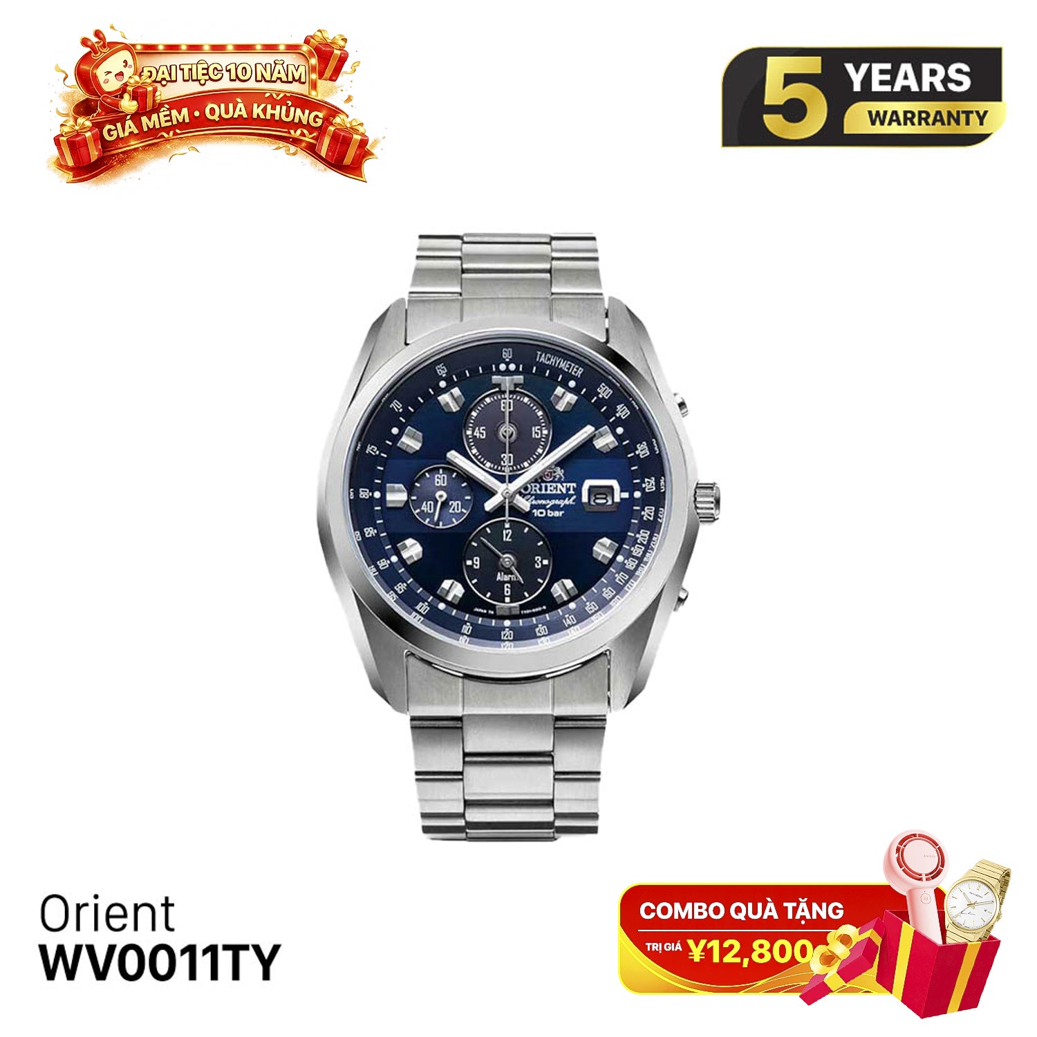 Orient Sports WV0011TY နေရောင်ခြည်စွမ်းအင်သုံးနာရီ - မှာယူမှုများလက်ခံခြင်း