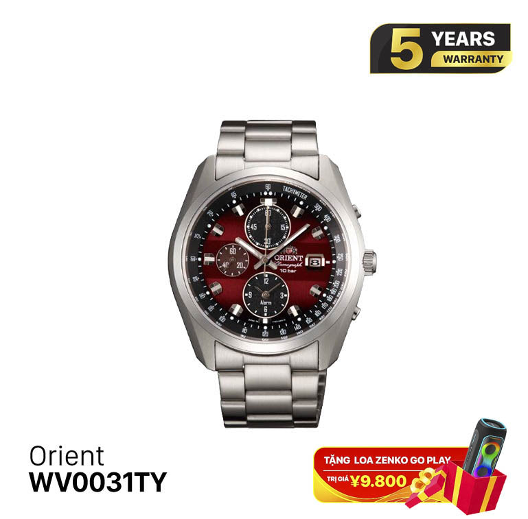 Orient Chronograph WV0031TY နေရောင်ခြည်စွမ်းအင်သုံးနာရီ - မှာယူမှုများလက်ခံပါသည်
